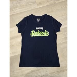 Seattle Seahawks Women's NFL Team Apparel Graphic Tee WMN Size Large EUC